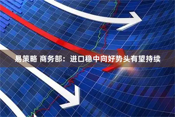 易策略 商务部：进口稳中向好势头有望持续